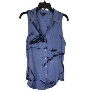 Rock and Republic Sleeveless Tye Dye Shirt Size S